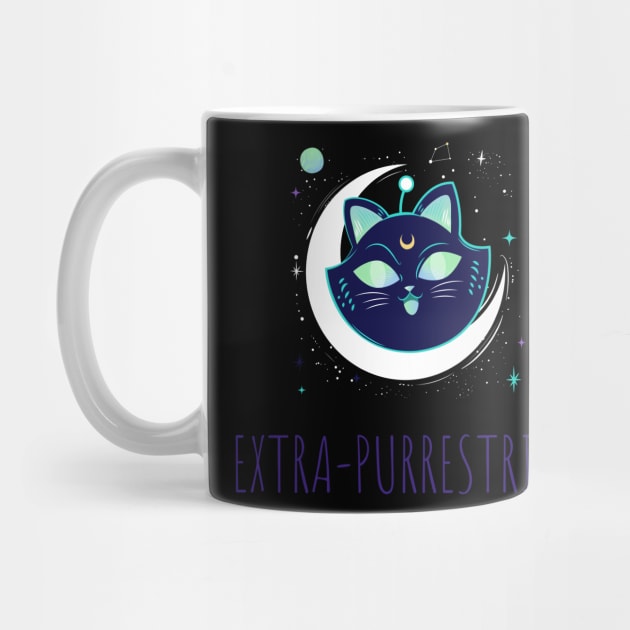 Extra Purrestrial Cat Moms and Dads Gift by BarrelLive